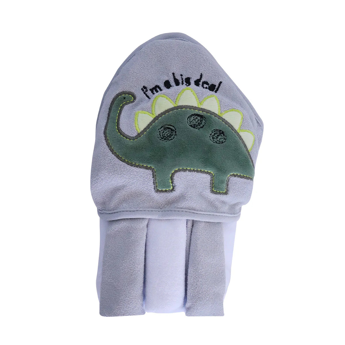 Snuggletime Hooded Towel and 3 Washcloths - Dinosaur
