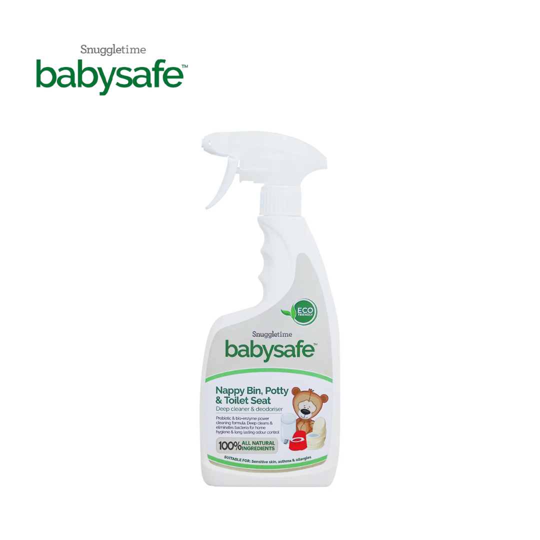 BabySafe Nappy Bin, Potty & Toilet Seat Deep Cleaner and Deodoriser - 500ml