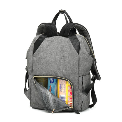 Snuggletime Oxford Backpack – Grey