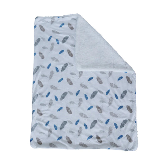 Snuggletime Mink Sherpa Blanket – Blue Feather