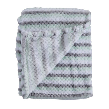 Snuggletime Honey Hive Fleece Blanket - Mint