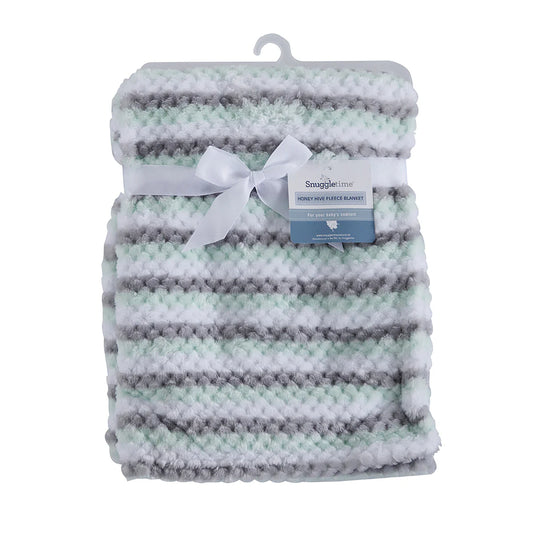 Snuggletime Honey Hive Fleece Blanket - Mint