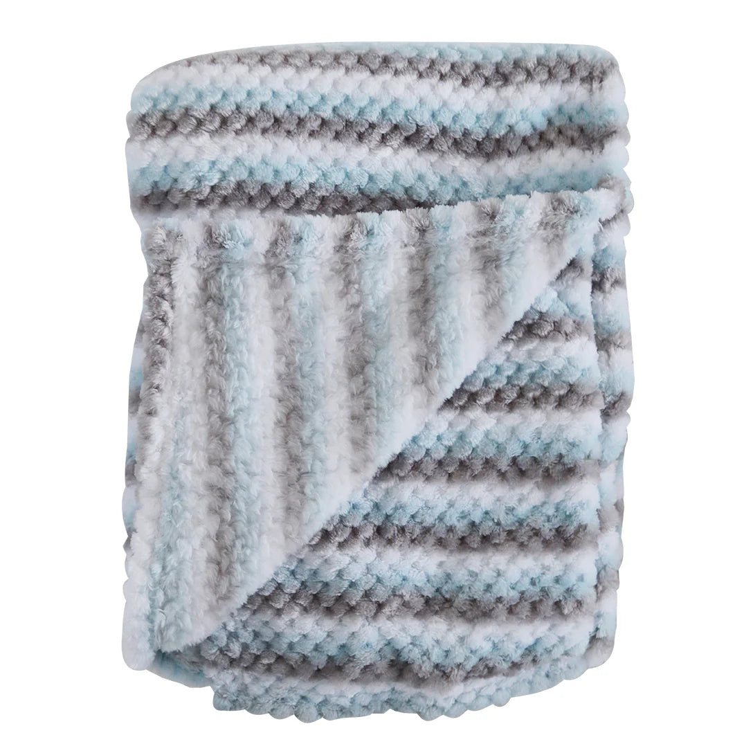 Snuggletime Honey Hive Fleece Blanket - Blue