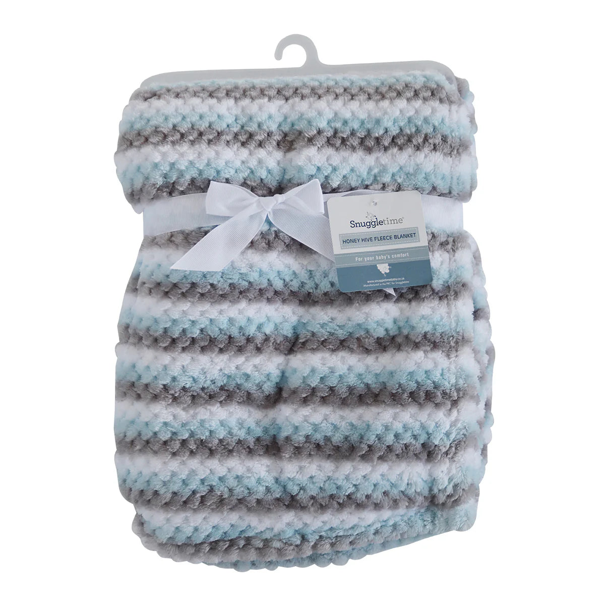 Snuggletime Honey Hive Fleece Blanket - Blue