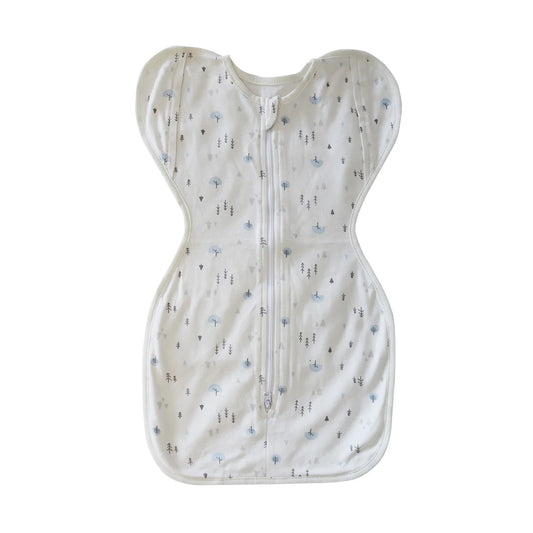 Snuggletime Cotton Knit Swaddling Sleep Pod - Trees