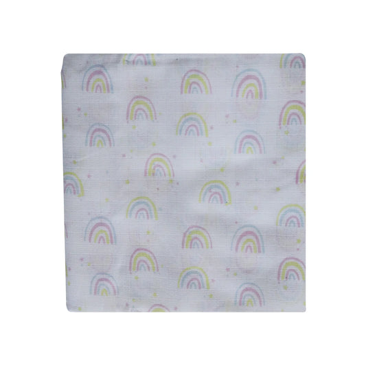 Snuggletime Cotton Muslin Receiver - Rainbow