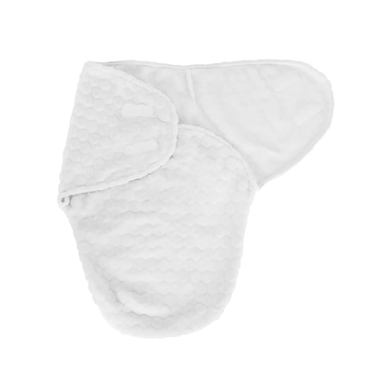 Snuggletime Plush Swaddle Wrap - White