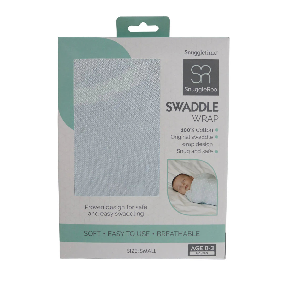 Snuggletime SnuggleRoo Swaddle Wrap - Blue