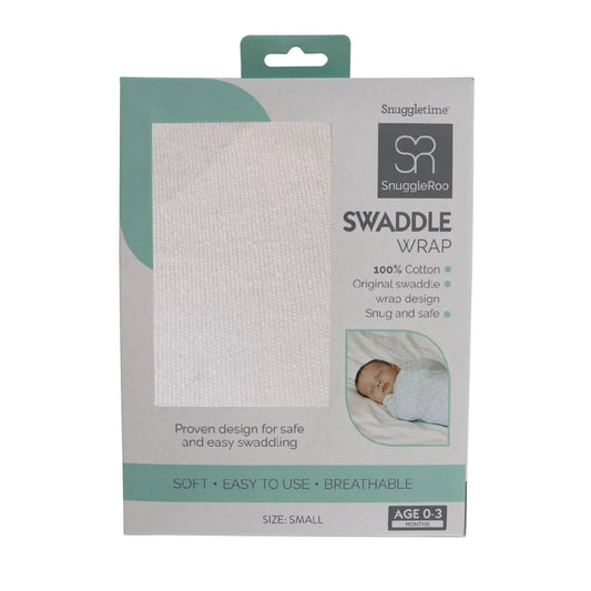 Snuggletime SnuggleRoo Swaddle Wrap - White