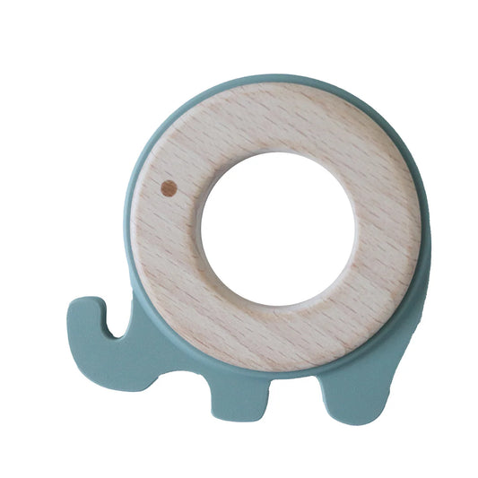 Back To Nature Teether Ring – Elephant - Green