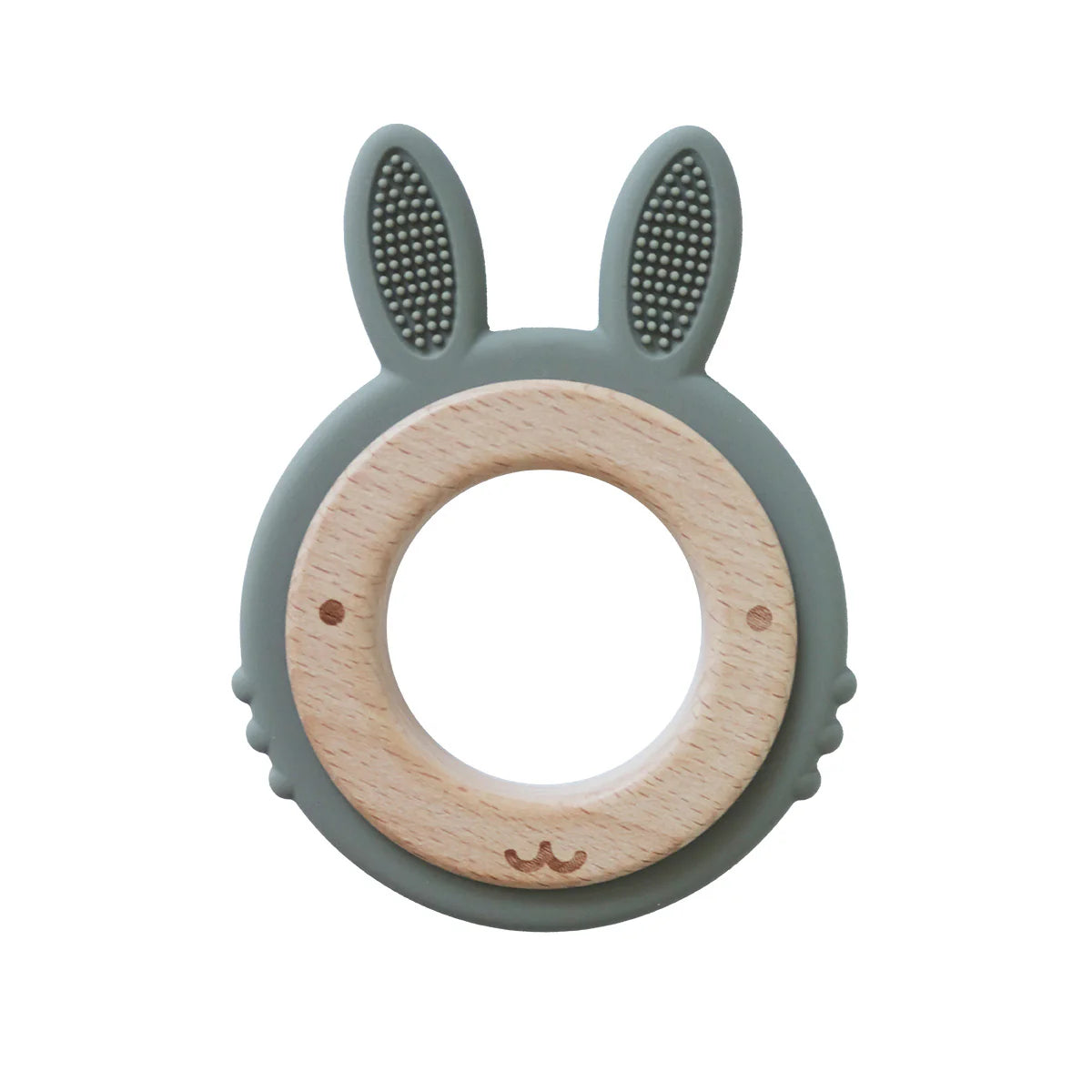 Back To Nature Teether Ring – Rabbit - Green