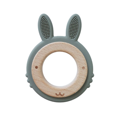 Back To Nature Teether Ring – Rabbit - Green